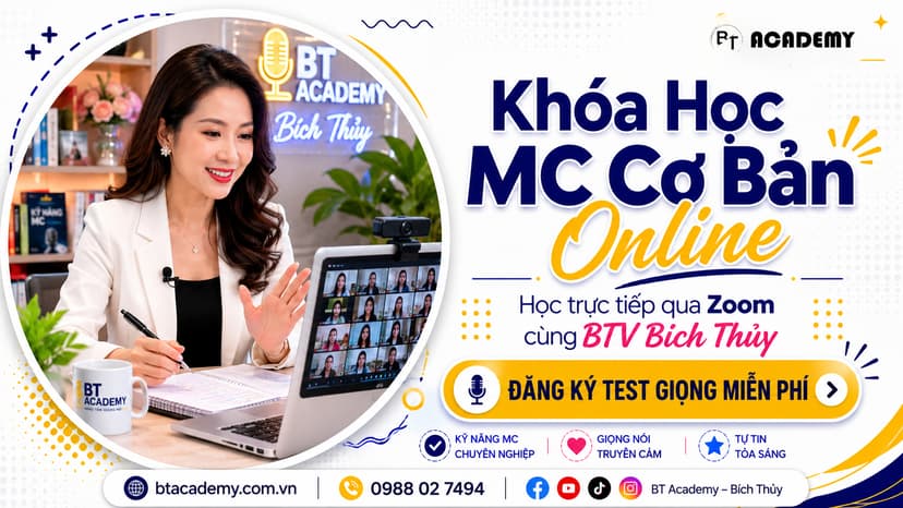 Khóa Học MC Cơ Bản Online